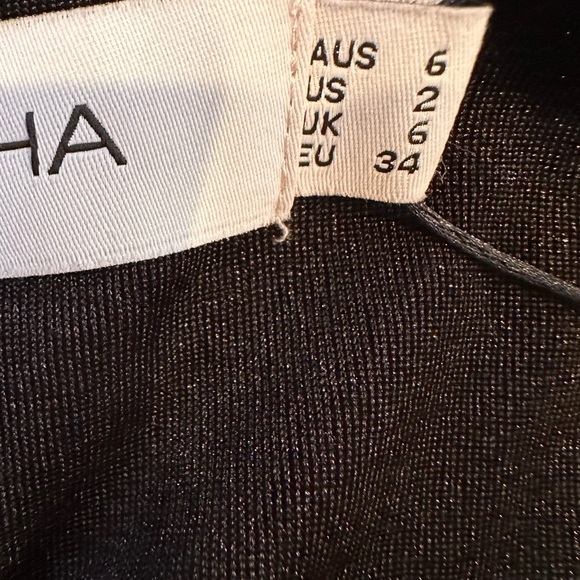 NEW MISHA MOURA JUMPSUIT SIZE 2 Elegant Black - Picture 10 of 13